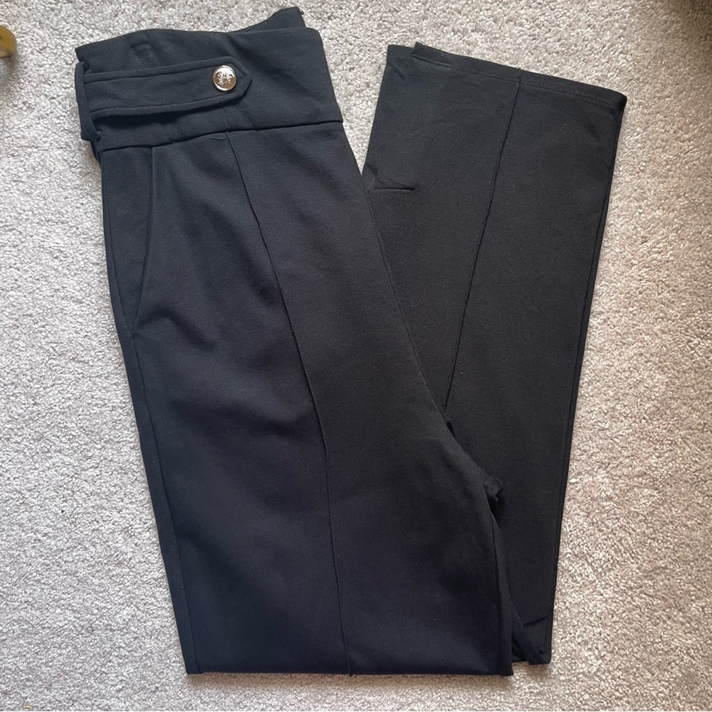 Venus black wide-leg dress pants 🖤